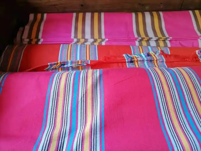 纯手工老粗布床单吸汗透气