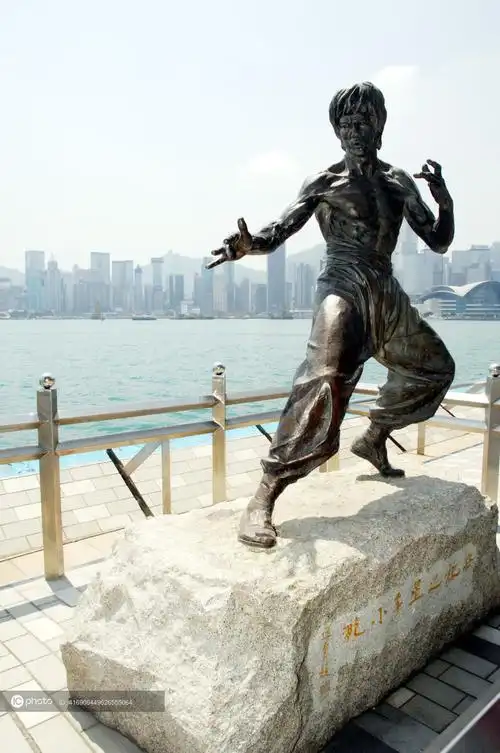 香港星光大道李小龙铜像