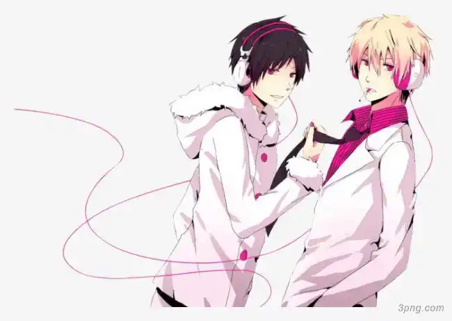 卡通兄弟png素材透明免抠图片-卡通手绘