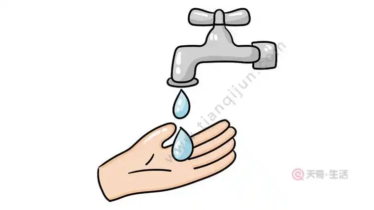 节约用水简笔画
