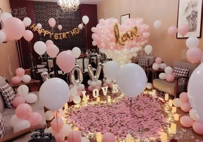 乖乖的安排一场浪漫的生日布置惊喜吧,生日惊喜布置会让人记住你曾今