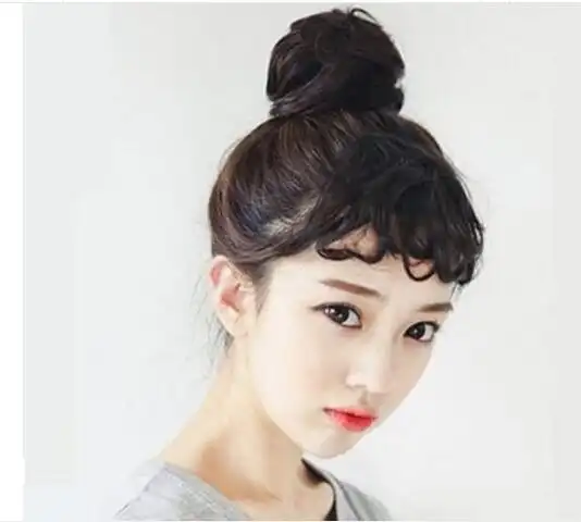 只烫前刘海发型如何扎