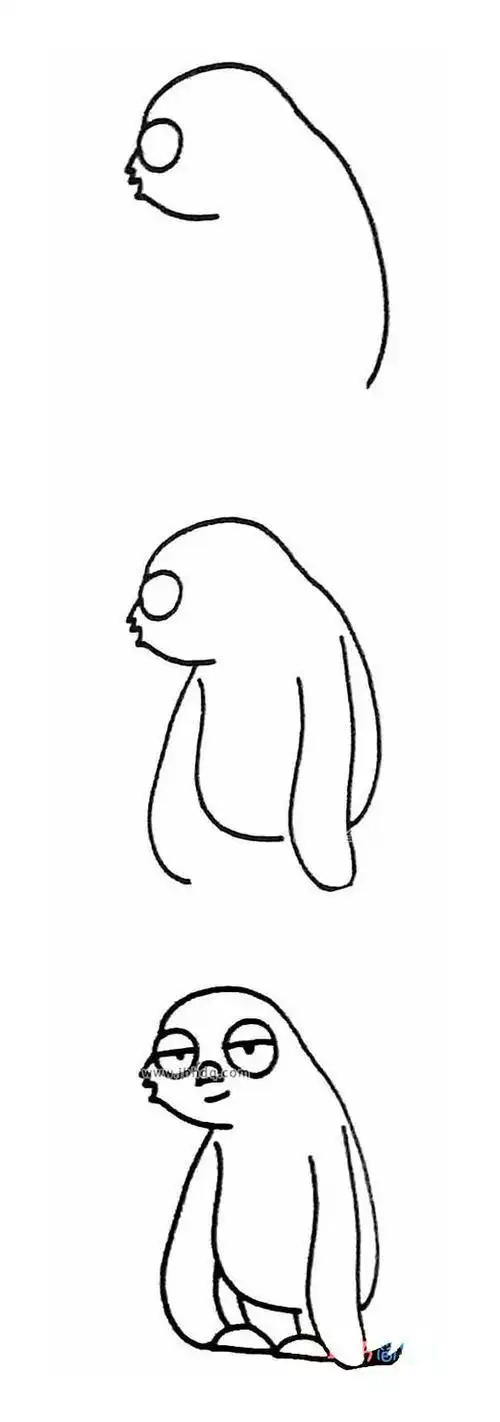 树懒简笔画疯狂动物城树懒简笔画