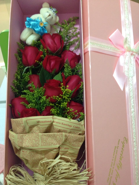 晒一下三八礼物