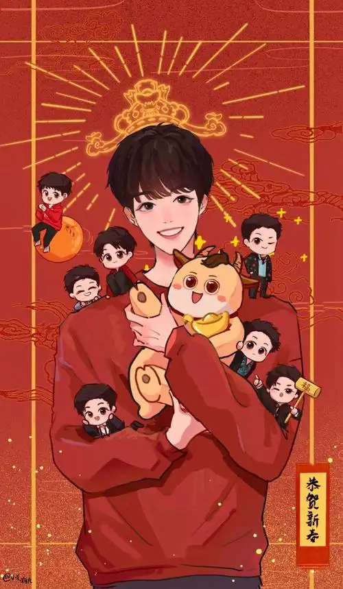 肖战//q版//手绘 - 堆糖,美图壁纸兴趣社区