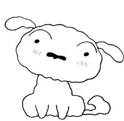 简笔画小白怎么画蜡笔小新小白简笔画步骤