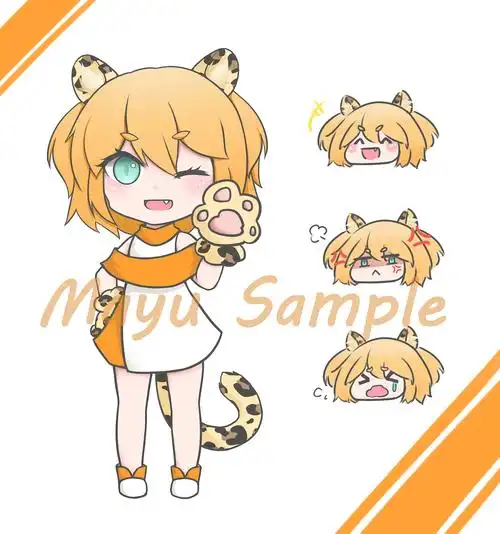 q版人设_manakomayu-站酷zcool