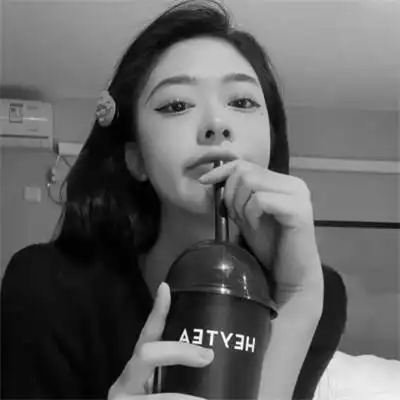女生头像高级小众高冷黑白