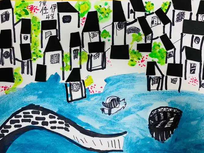 2020秋季儿童画创意班《江南》欣赏