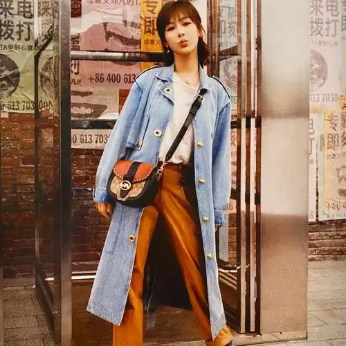 coach/蔻驰马鞍包女包新款奥莱单肩斜挎方包酒神包包正品杨紫同款