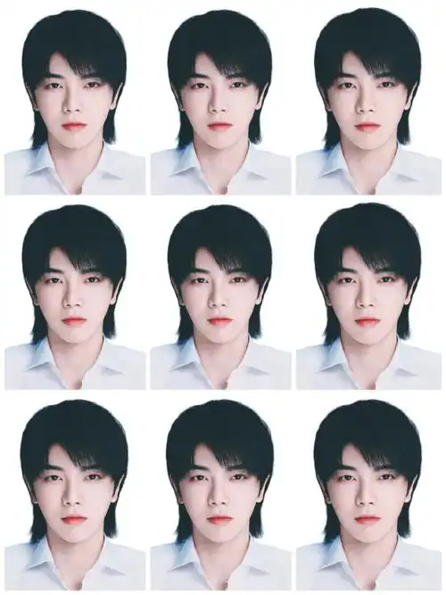 内娱男明星的证件照##华晨宇美貌大赏