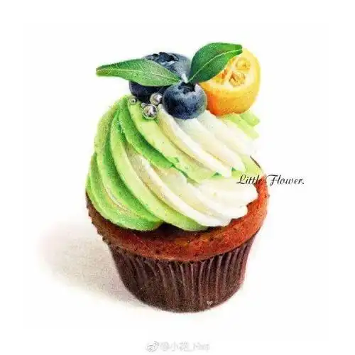 彩铅教程教你画一个美味的彩虹蛋糕步骤超详细