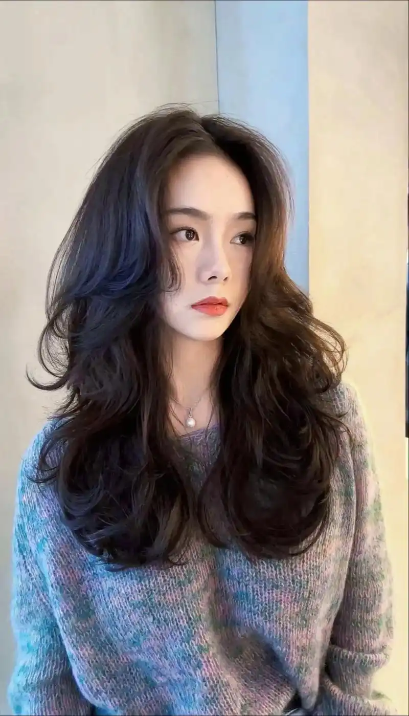 法式烫水波纹烫发慵懒复古卷发中长发短发烫发细软塌硬发沙发卷 - 抖