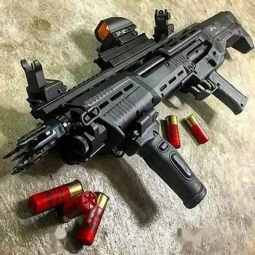 【dp-12霰弹枪图集】双管的威慑力是不是更大?_战术_公众_备份