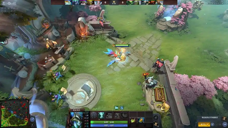 dota24k显示小地图问题