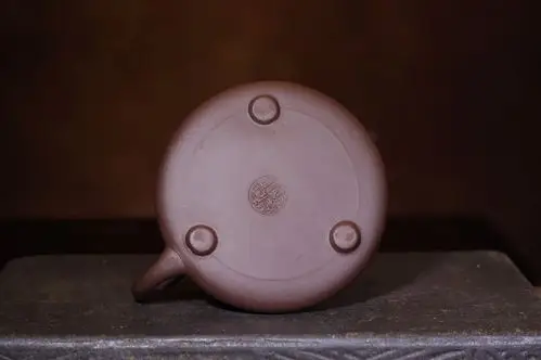 卢小伟紫砂壶作品 子冶石瓢壶 紫泥 180cc 光器 助理工艺美术师 卢