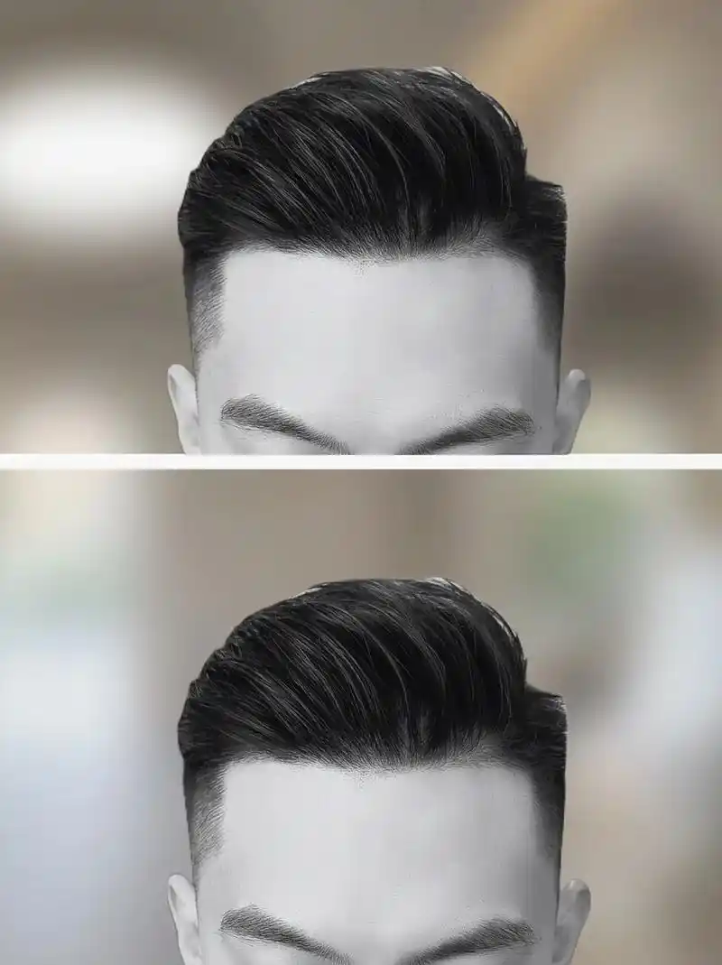 男生发型 #港风侧背 # - 抖音