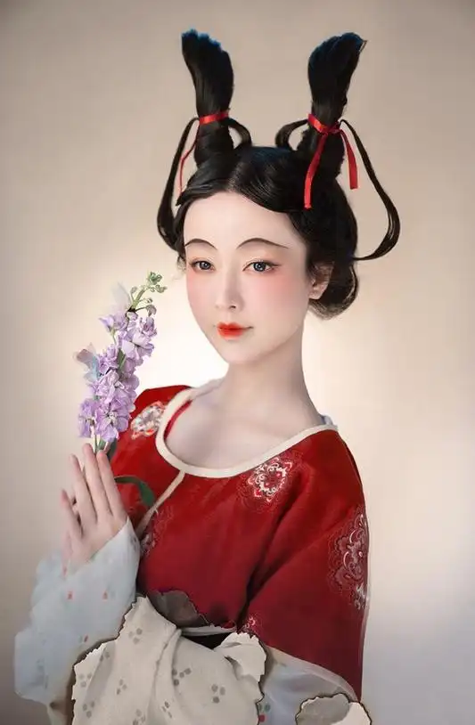 唐朝女子服饰「唐装女款图片」