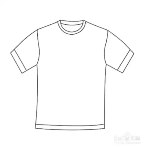 简笔画画法半袖衫简笔画的画法步骤图片t恤衫简笔画画法图解短袖衫简