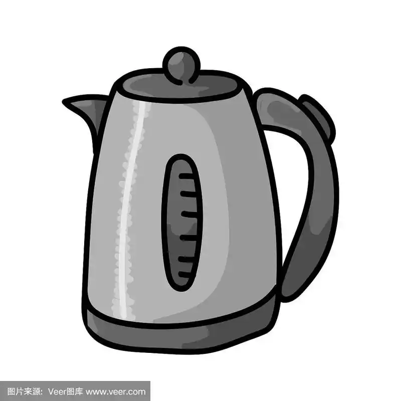 可爱的电水壶卡通