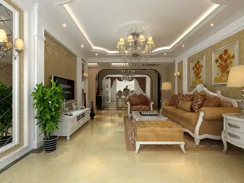 现代风格三室二厅装修设计效果图