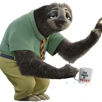 疯狂动物城树懒头像图片高清版闪电树懒萌翻世界