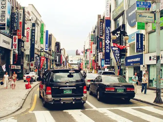 2006年的韩国釜山街景