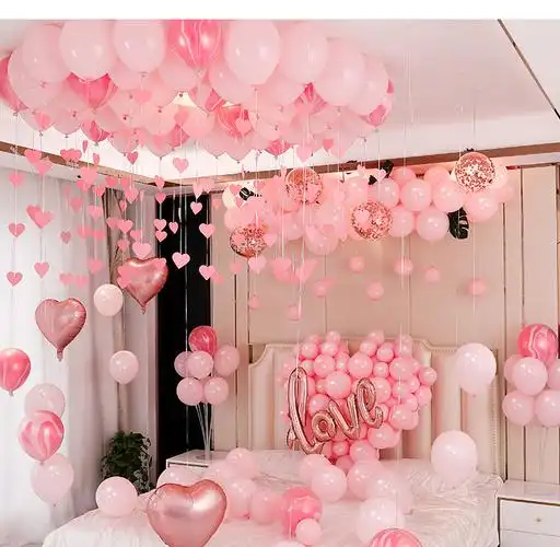 达婚房装饰结婚新房卧室场景布置婚礼创意浪漫气球套装婚庆用品大全