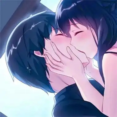 qq头像卡通情侣图片非主流甜蜜情头动漫