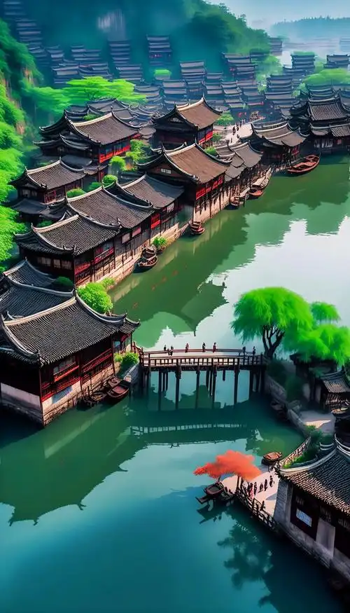 治愈系风景 #旅行推荐官 #好山好水好风景 #江南水乡风景 - 抖音