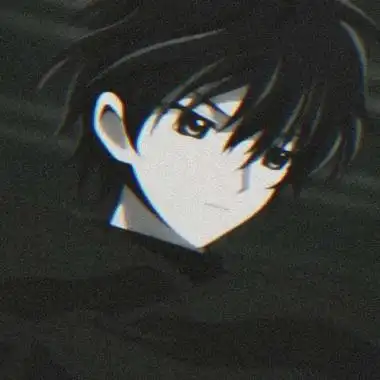 男生动漫黑白头像冷酷帅气 男头动漫ins高级质感(8)张