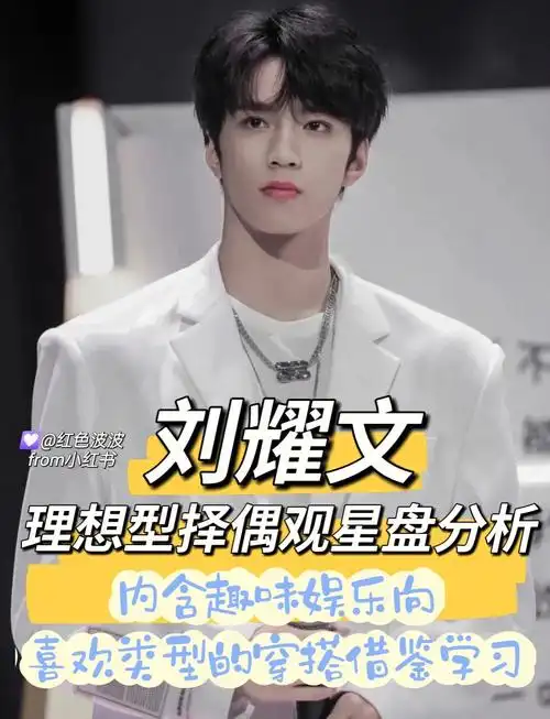 刘耀文理想型择偶观星盘分析