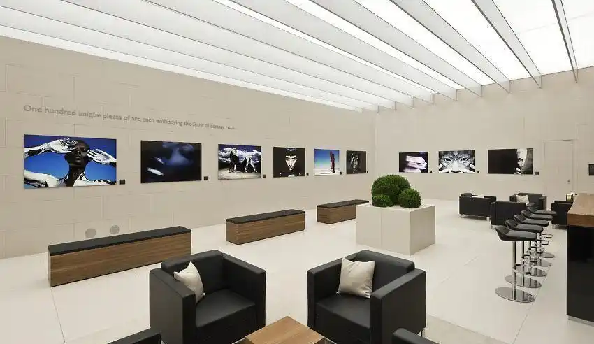 香水展示设计效果图