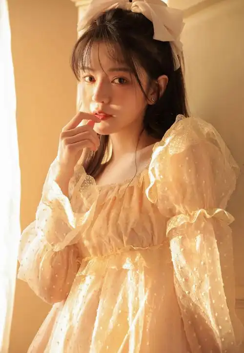 梦幻公主裙美少女复古色调