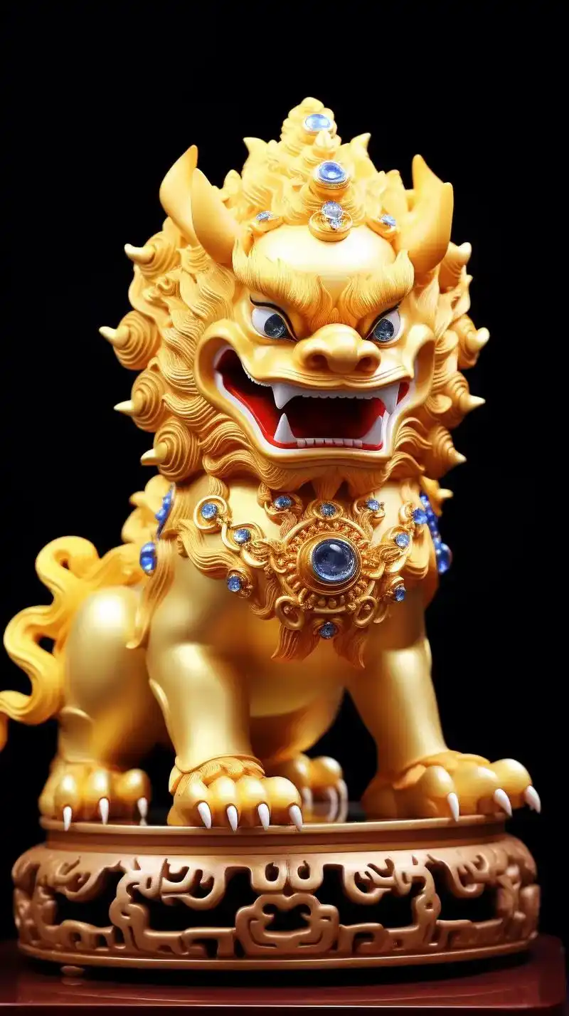 招财貔貅壁纸.貔貅咆哮万里,气势在旺,其口大张,欲吞天下金银 - 抖音