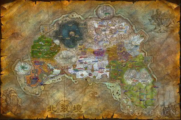 我知道你们什么都懂魔兽世界高清地图集锦