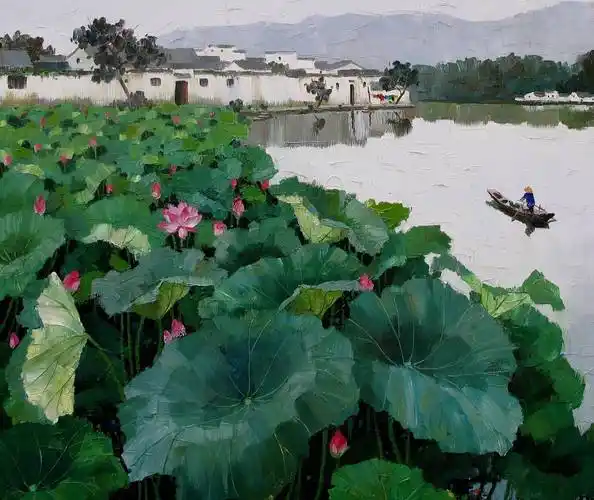 油画_情感_江南