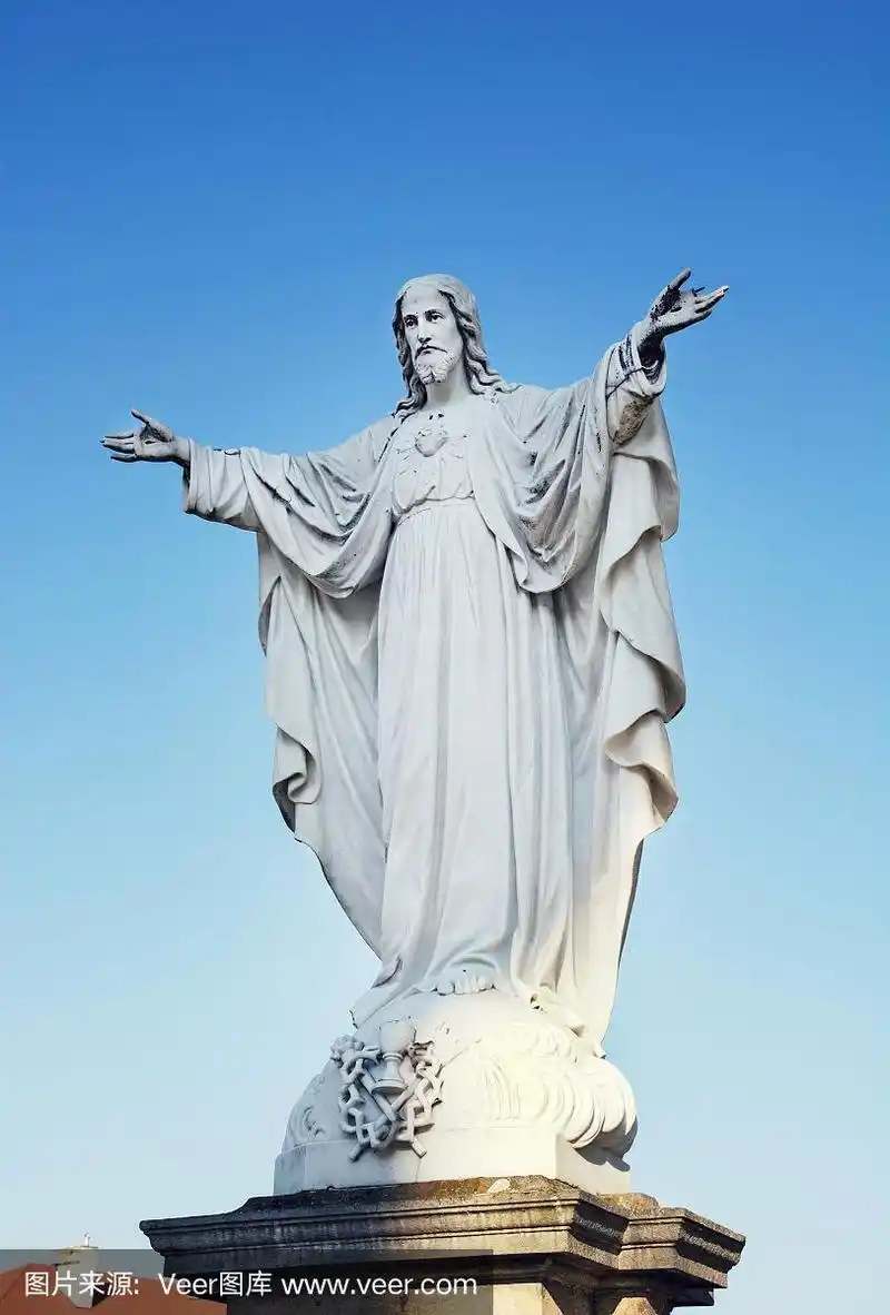 捷克velehrad的耶稣基督雕像