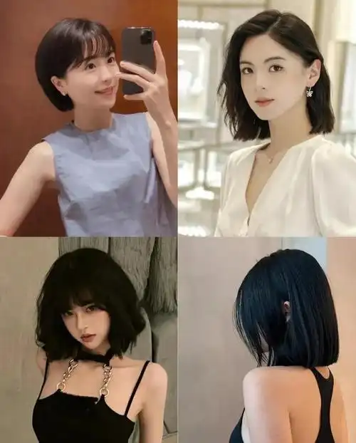 女生短发图片女2022最新款,2022流行发型不要错过短发图片100款图册