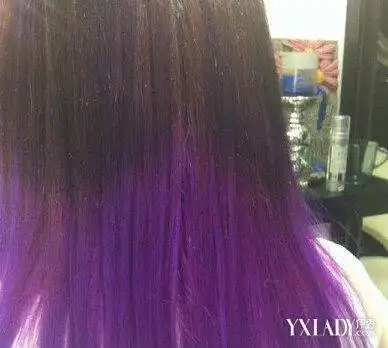 紫色头发褪色后是什么颜色如何护理染色的头发