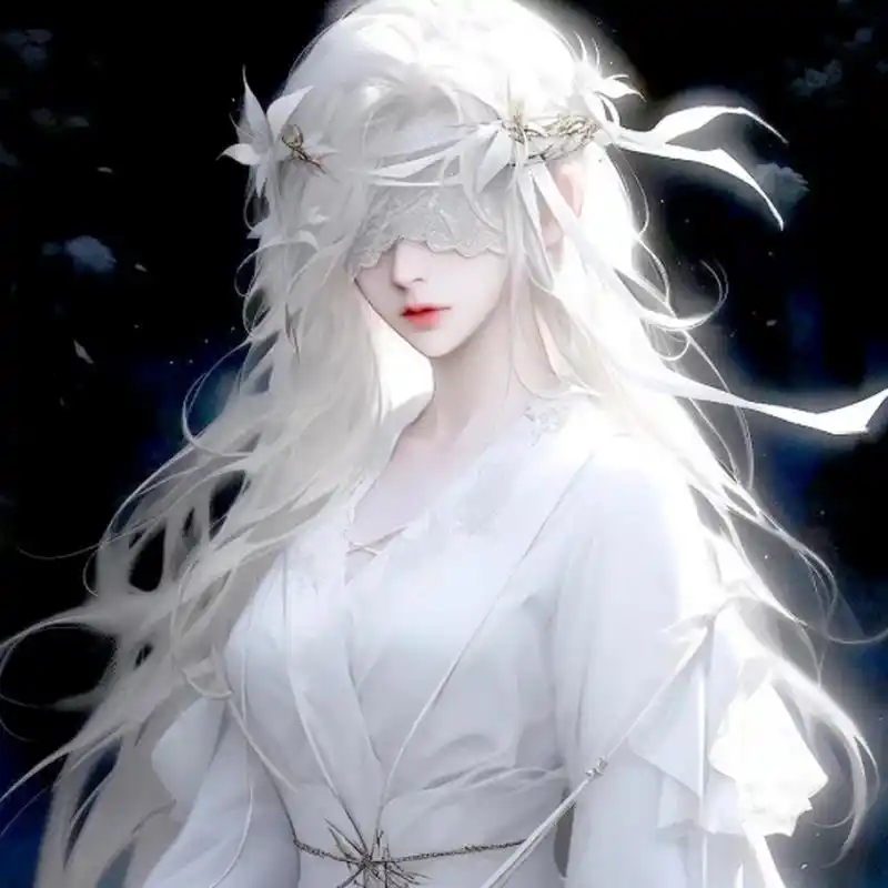 古风灯光画素材分享,白发77蒙眼这一组合王炸!