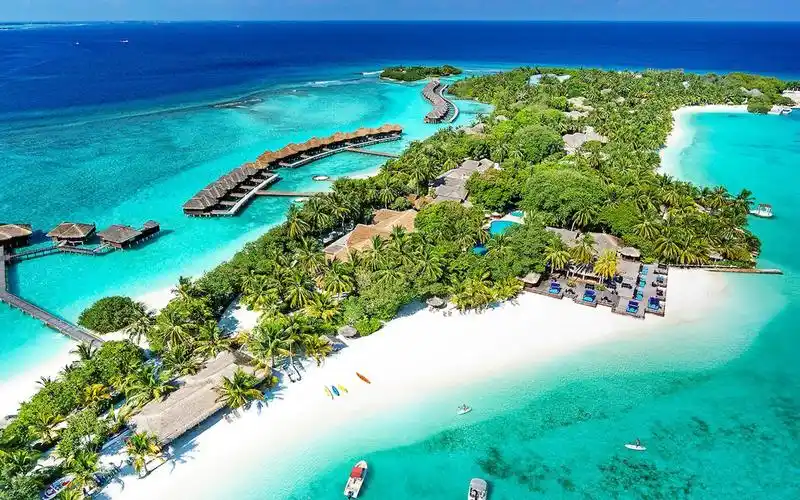 马尔代夫喜来登满月岛图片桌面壁纸高清大图预览1920×1200_风景壁纸