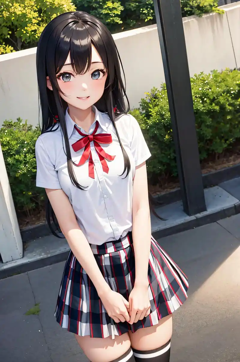 校服#二次元美图# #校服# #美少女