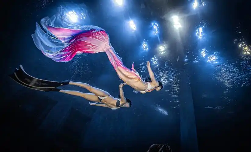 米潜水俱乐部  #潜水  #海洋馆  #自由潜水  #南宁海洋馆  #美人鱼潜