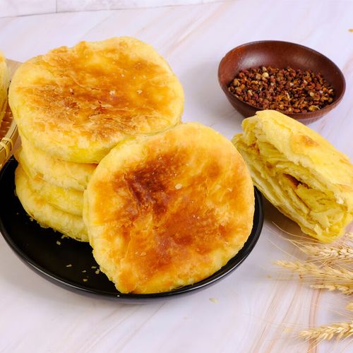 花仙笙(gearss)东北烧饼10个装哈尔滨老式油盐烧饼制作早餐饼特产传统