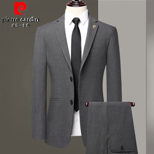 皮尔卡丹(pierre cardin)官方品牌高端男装西装套装春秋季2024新款