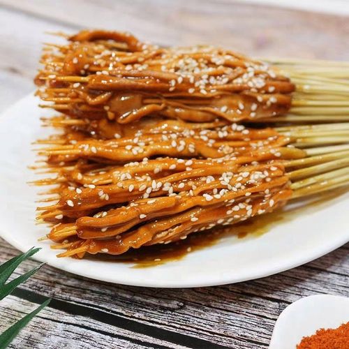 铁板板鸭肠小串3000串新鲜小肉串网红手把小串油炸其它鸭肉类