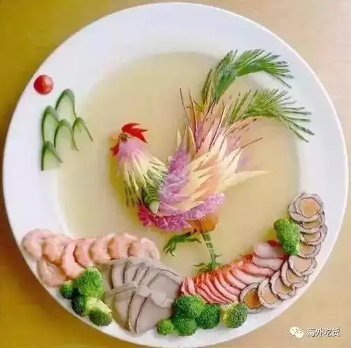 美食如画精美的中国风拼盘作品俨然秀丽的山水画