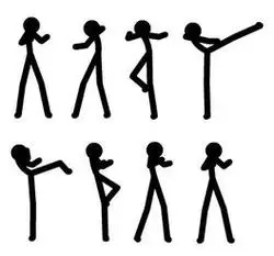 火柴人简笔画动作火柴人简笔画动作可爱