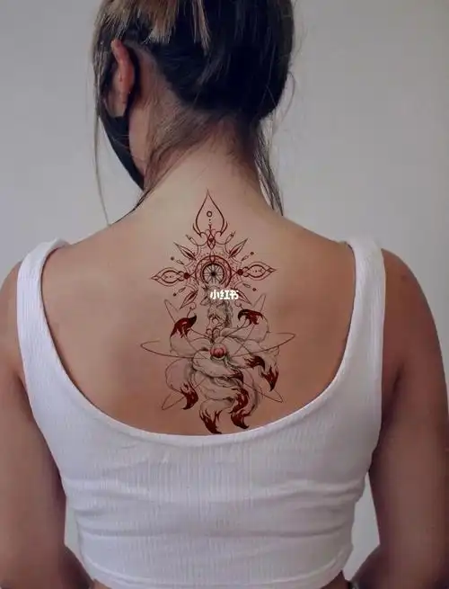 九尾狐  #同城  #后背  #莆田纹身  #莆田纹身师